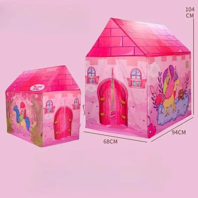  Children's Folding Play Tents Playhouse Indoor Outdoor Tent for Kids -  ToylandEU™