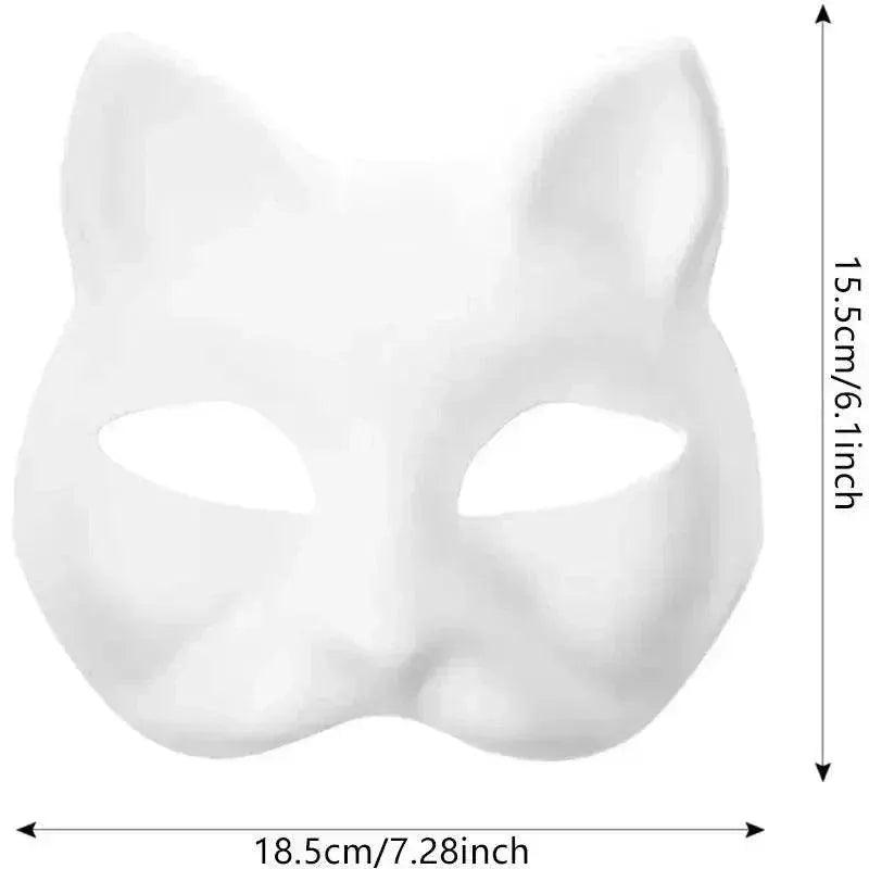  Playful Paintable Cat NonToxic Face Mask Toyland EU -  ToylandEU™