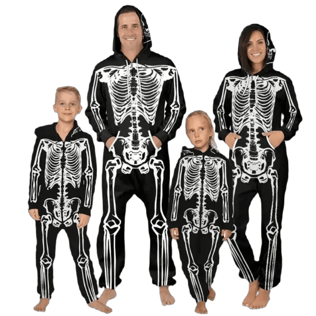  Playful Skeleton Spandex Romper for Kids - Perfect Halloween Costume! -  ToylandEU™