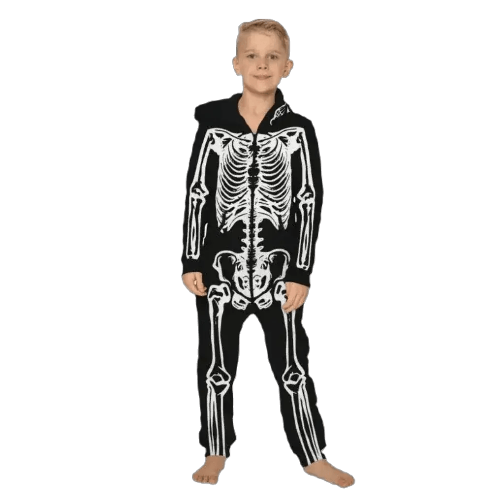  Playful Skeleton Spandex Romper for Kids - Perfect Halloween Costume! -  ToylandEU™