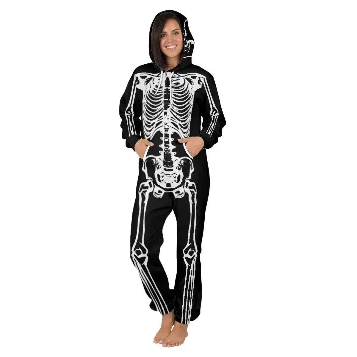  Playful Skeleton Spandex Romper for Kids - Perfect Halloween Costume! -  ToylandEU™