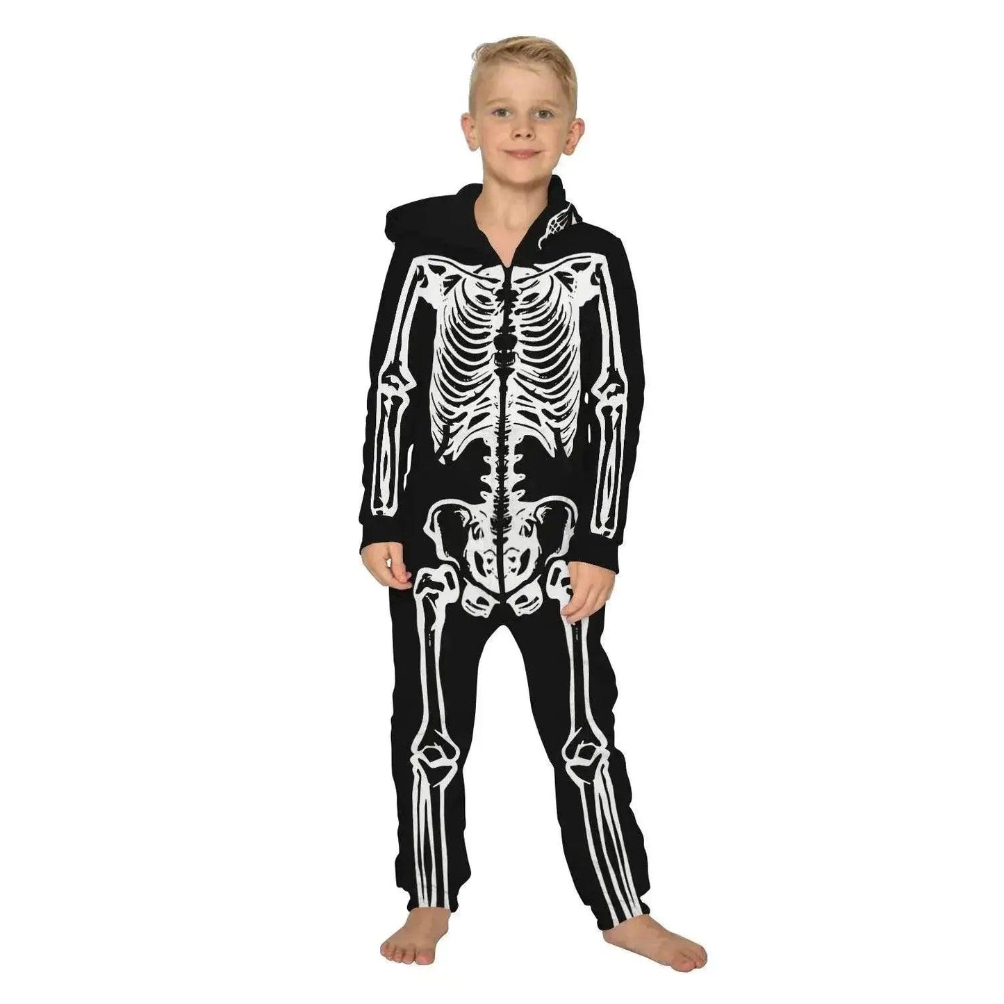  Playful Skeleton Spandex Romper for Kids - Perfect Halloween Costume! -  ToylandEU™