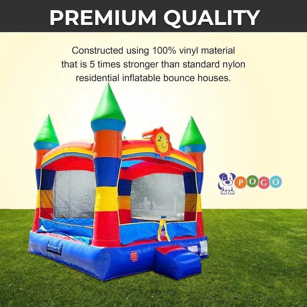 Playhouse Crossover Inflatable Bounce House for Kids and Toddlers - ToylandEU