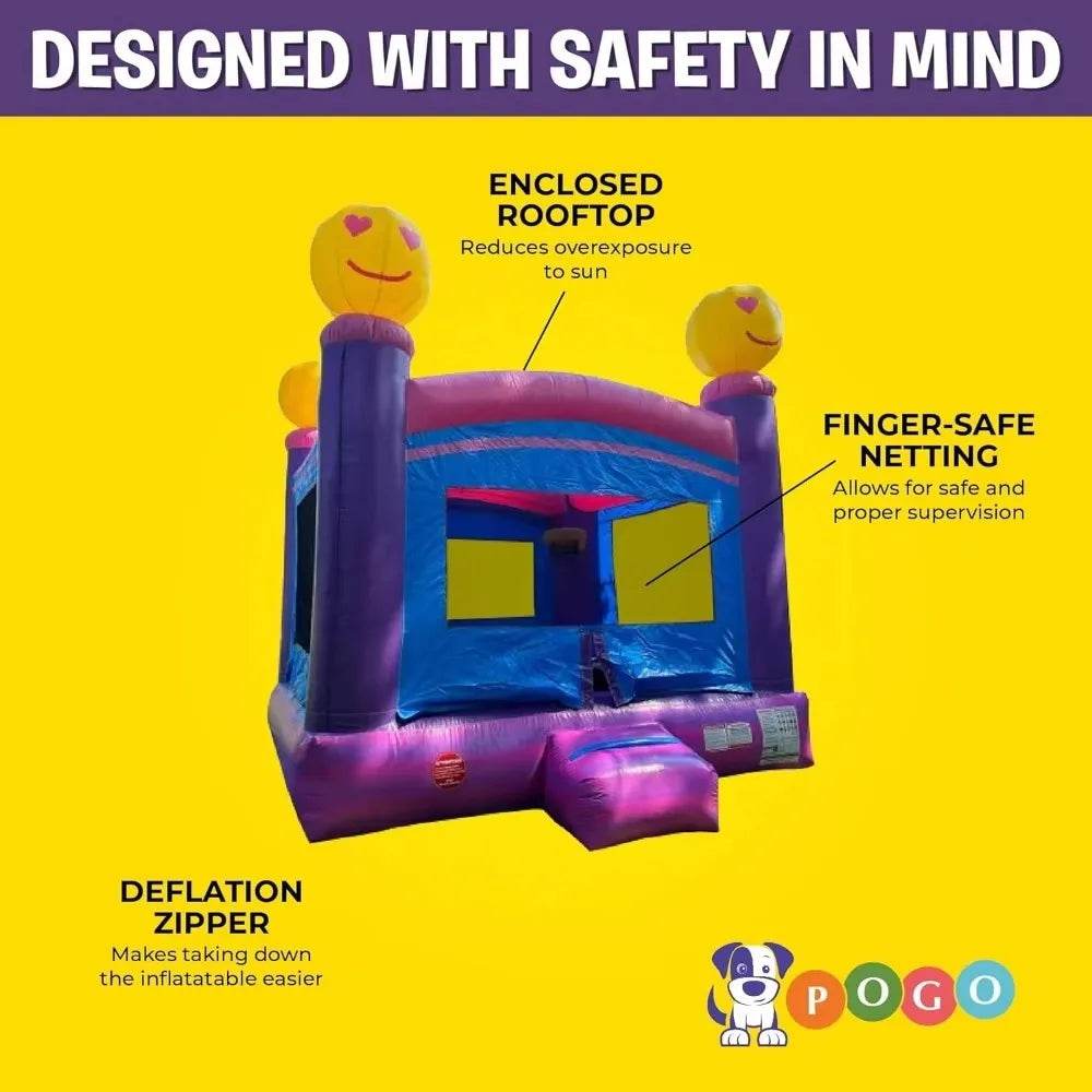 Playhouse Crossover Inflatable Bounce House for Kids and Toddlers - ToylandEU