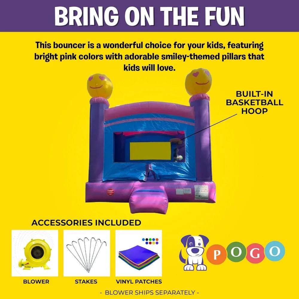 Playhouse Crossover Inflatable Bounce House for Kids and Toddlers - ToylandEU