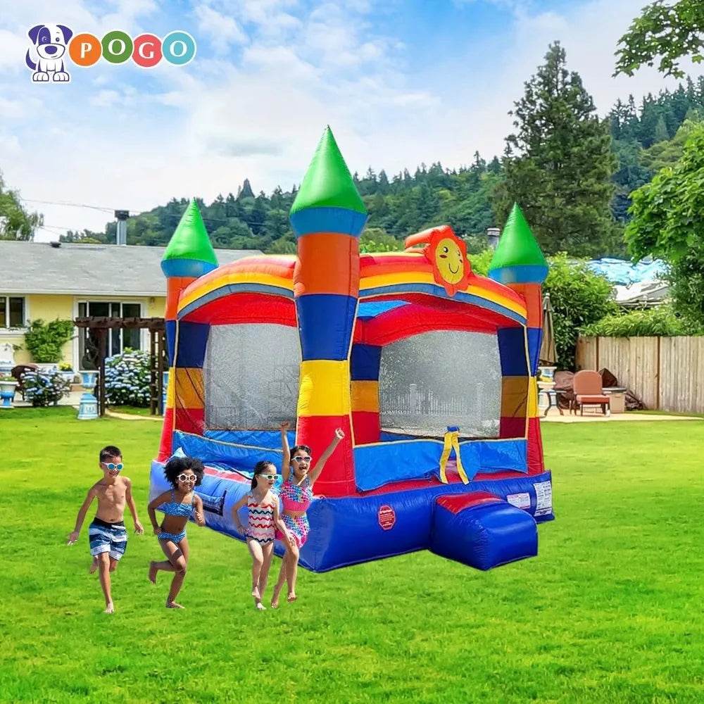 Playhouse Crossover Inflatable Bounce House for Kids and Toddlers - ToylandEU