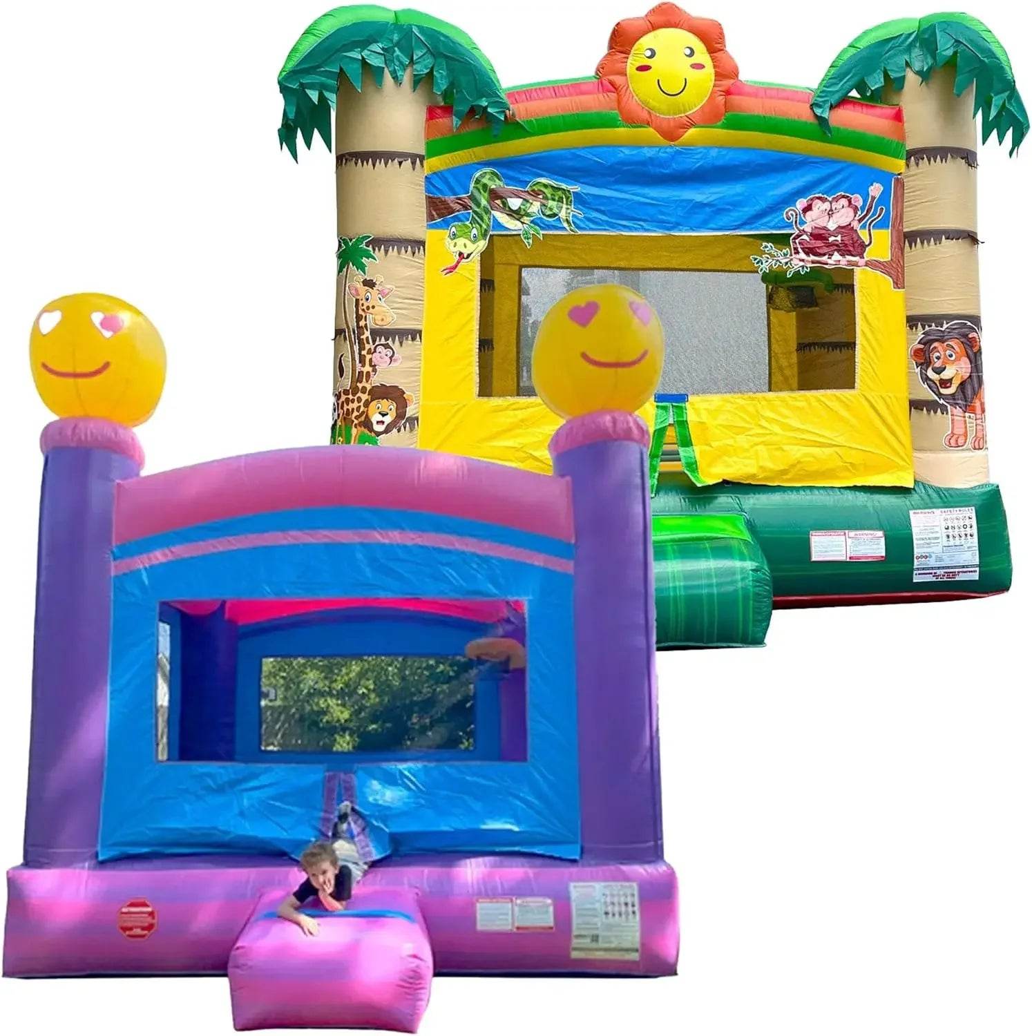 Playhouse Crossover Inflatable Bounce House for Kids and Toddlers - ToylandEU