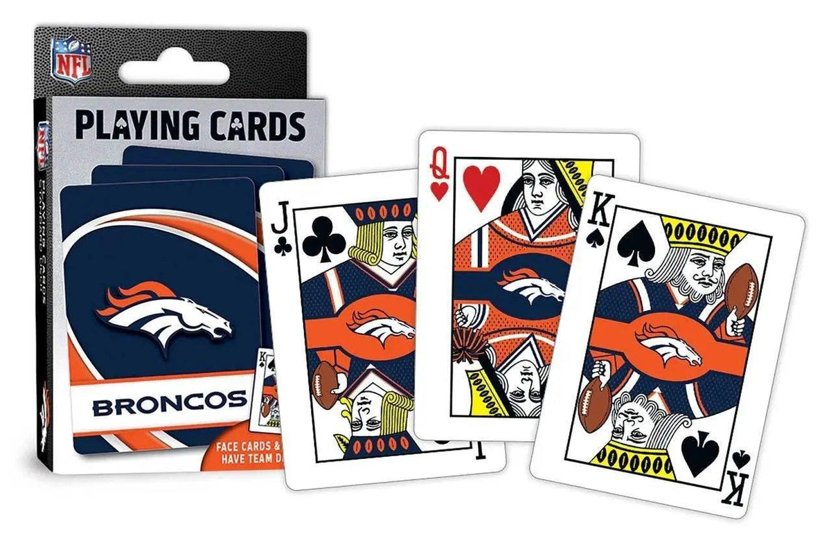  Denver Broncos Playing Cards Logo Deck 52 Card Set -  ToylandEU™