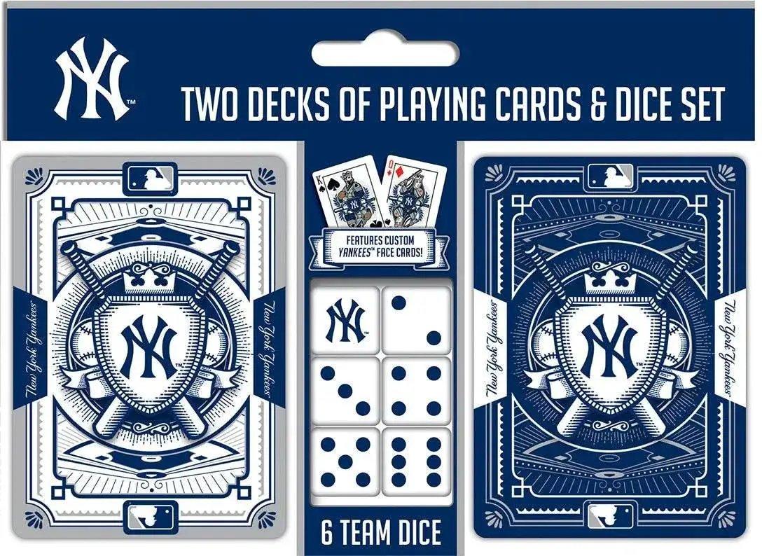  New York Yankees Playing Cards and Dice Set With Team Logos -  ToylandEU™