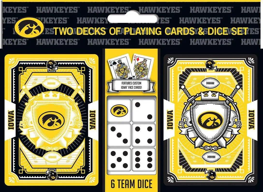  Iowa Hawkeyes Playing Cards and Dice Set 2 Pack For Fans -  ToylandEU™