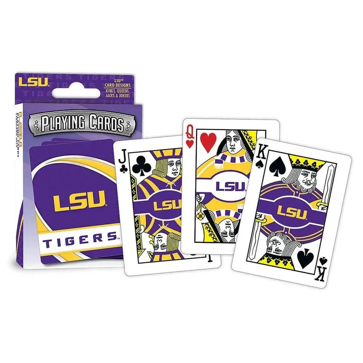  LSU Tigers Logo Playing Cards 52 Card Deck MasterPieces -  ToylandEU™