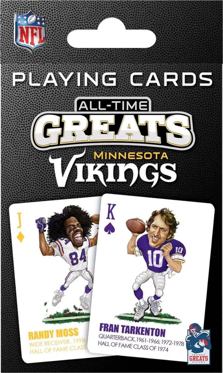 Minnesota Vikings Playing Cards All Time Greats Set -  ToylandEU™