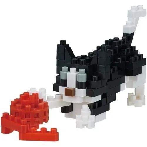 Playing Cat Nanoblock Constructible Figure - ToyShnip