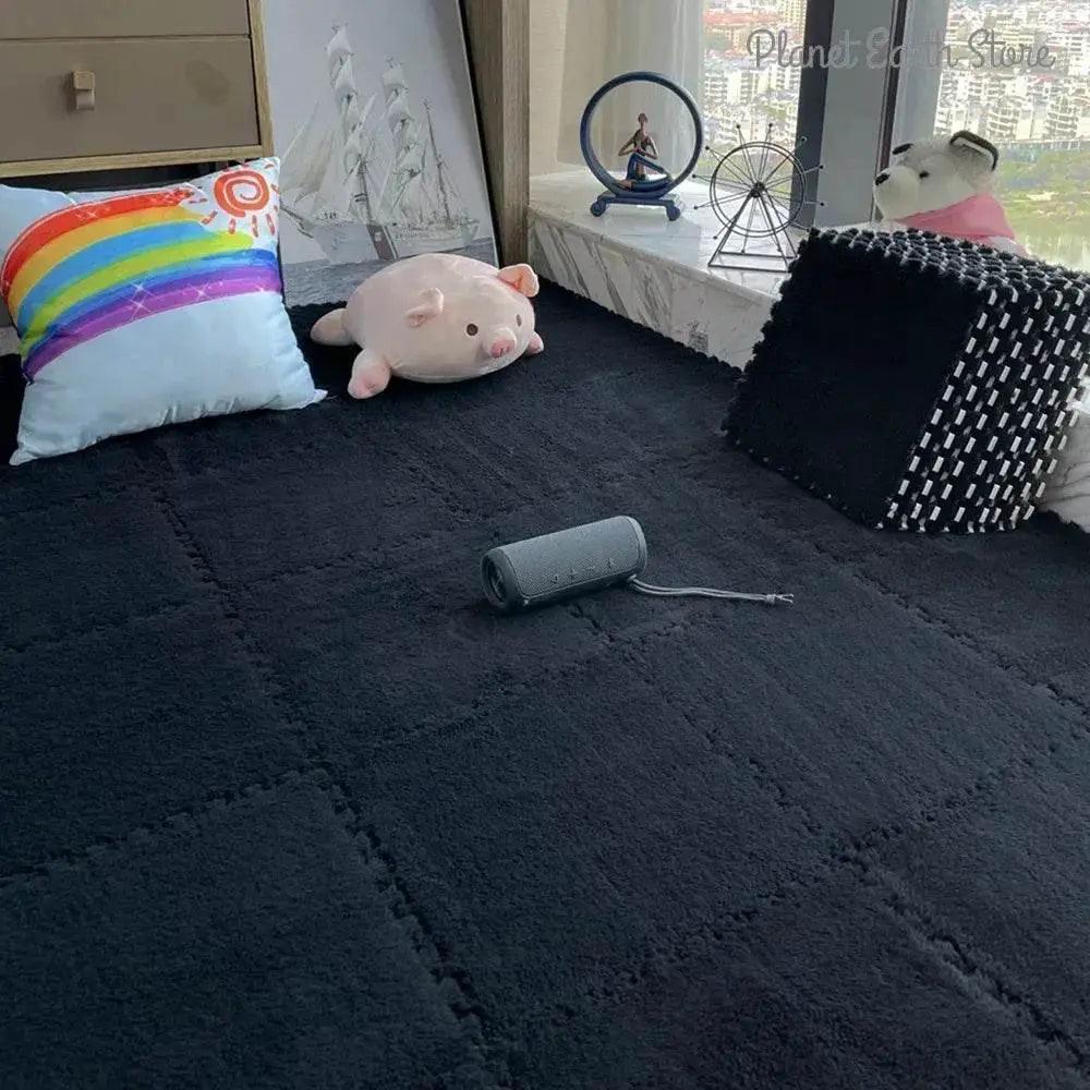  10/20Pcs Soft Plush Children's Mat Baby Play Mat Eva Foam Puzzle Carpet in Children's Room Keep Warm Playmat Floor Mat -  ToylandEU™