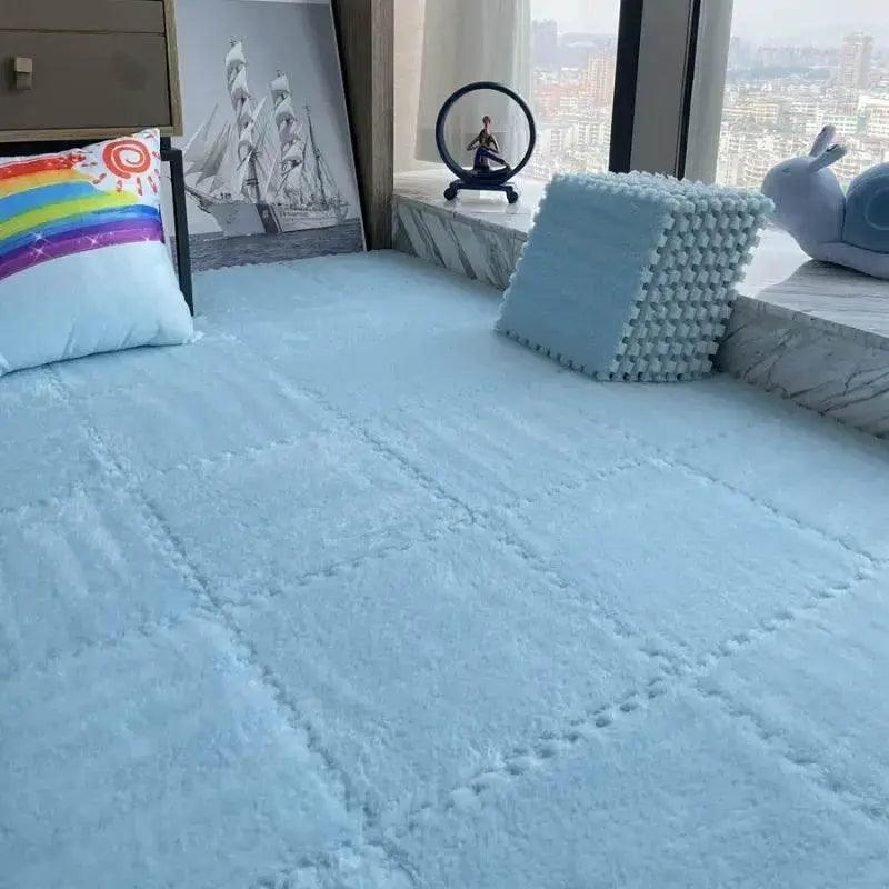  10/20Pcs Soft Plush Children's Mat Baby Play Mat Eva Foam Puzzle Carpet in Children's Room Keep Warm Playmat Floor Mat -  ToylandEU™