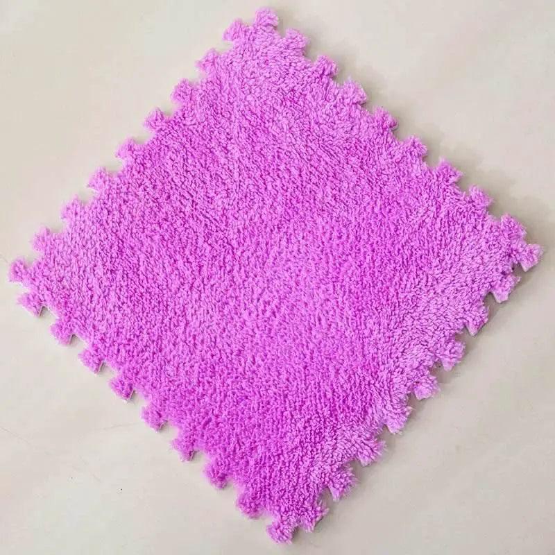  10/20Pcs Soft Plush Children's Mat Baby Play Mat Eva Foam Puzzle Carpet in Children's Room Keep Warm Playmat Floor Mat -  ToylandEU™