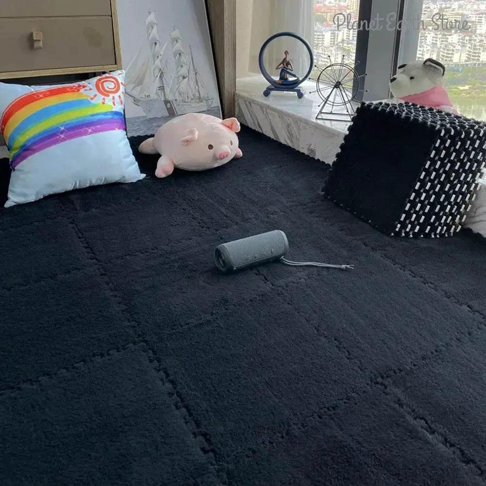  10/20Pcs Soft Plush Children's Mat Baby Play Mat Eva Foam Puzzle Carpet in Children's Room Keep Warm Playmat Floor Mat -  ToylandEU™