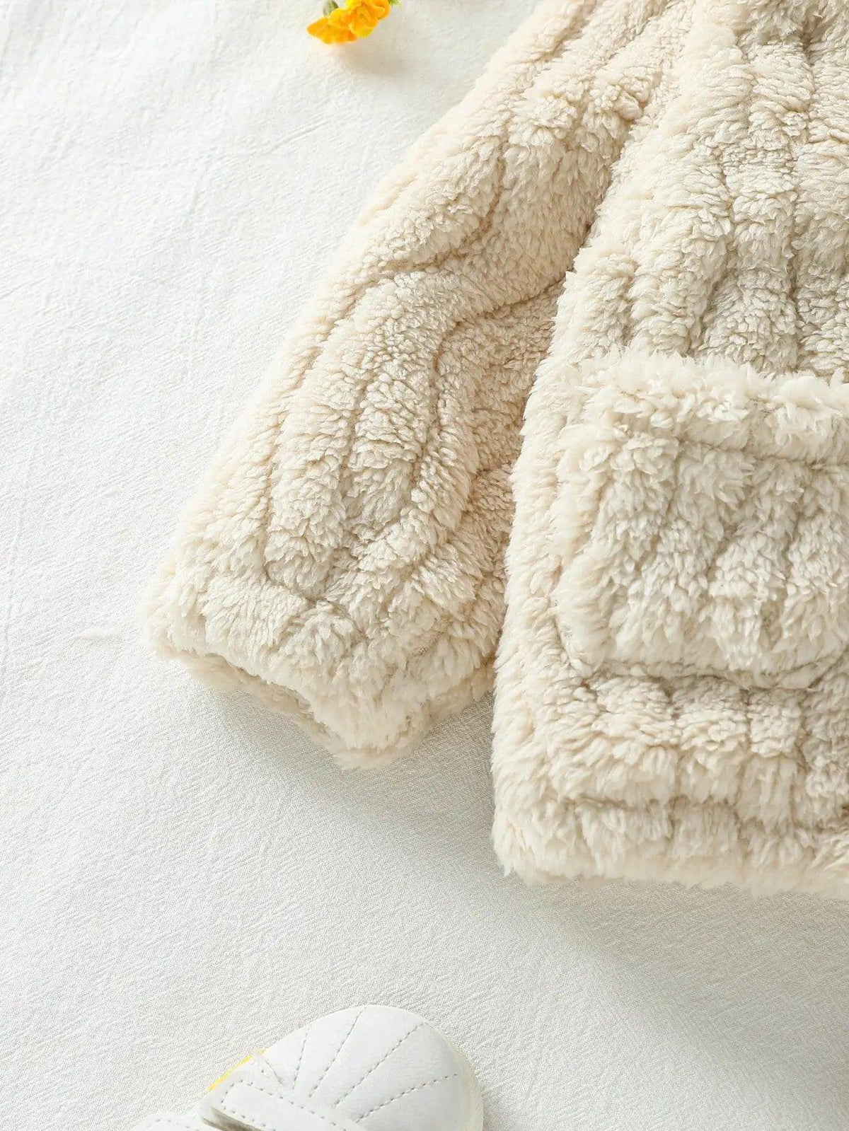  2025 New Casual Autumn /Winter Boys/Girls Long Sleeve Solid Warm Plush Sets For 1-3Y Zip-Up Coat Outfits Clothing Suit -  ToylandEU™