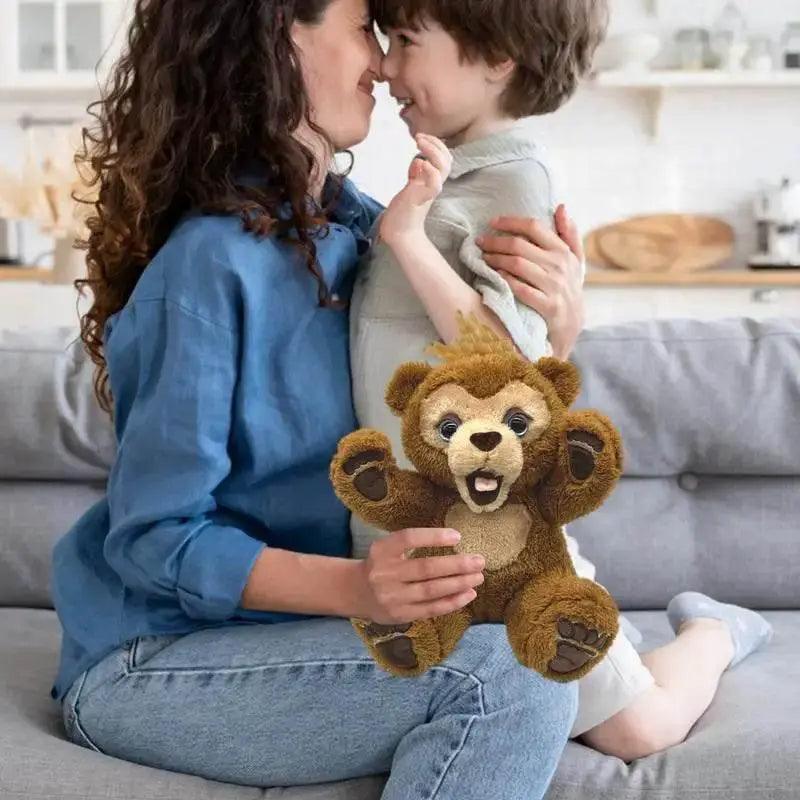  40cm Interactive Plush Curious Bear Cuddly Companion for Kids -  ToylandEU™