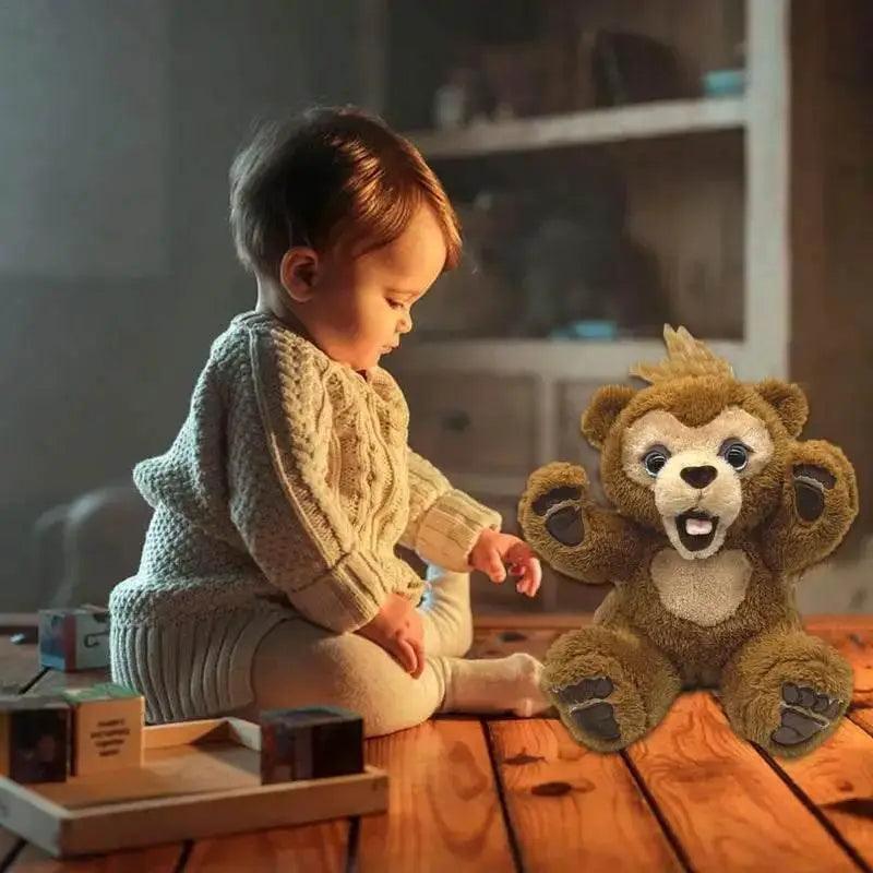  40cm Interactive Plush Curious Bear Cuddly Companion for Kids -  ToylandEU™