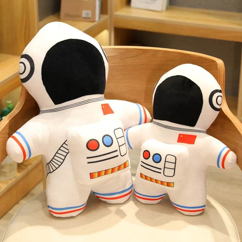 Plush Astronaut Spaceship Toy 1pc Stuffed Soft Doll Cartoon Pillow for Kids Creative Boys Birthday Gift - ToylandEU