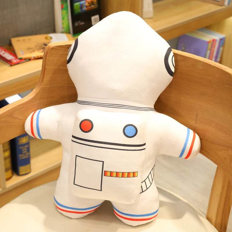 Plush Astronaut Spaceship Toy 1pc Stuffed Soft Doll Cartoon Pillow for Kids Creative Boys Birthday Gift - ToylandEU