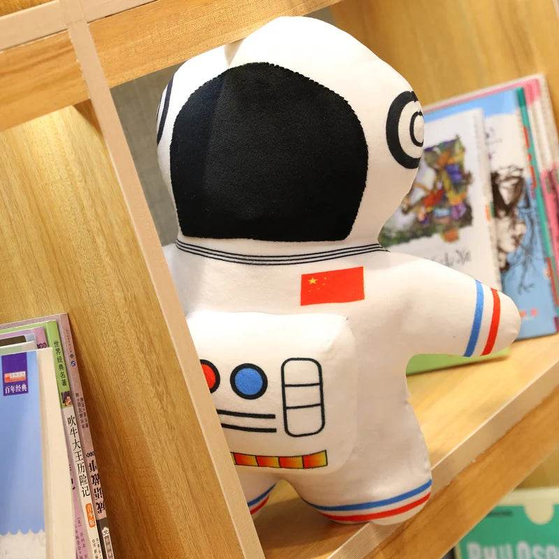 Plush Astronaut Spaceship Toy 1pc Stuffed Soft Doll Cartoon Pillow for Kids Creative Boys Birthday Gift - ToylandEU