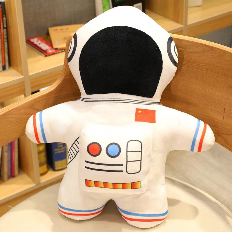 Plush Astronaut Spaceship Toy 1pc Stuffed Soft Doll Cartoon Pillow for Kids Creative Boys Birthday Gift - ToylandEU