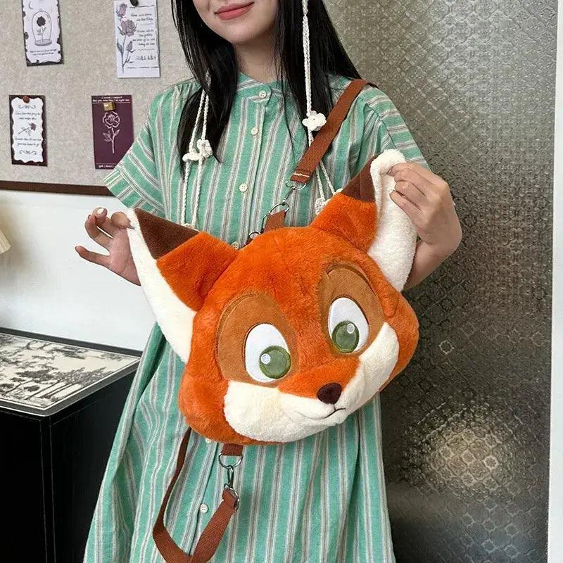  Cute Fox Plush Backpack For Kids With Fluffy Comfort -  ToylandEU™