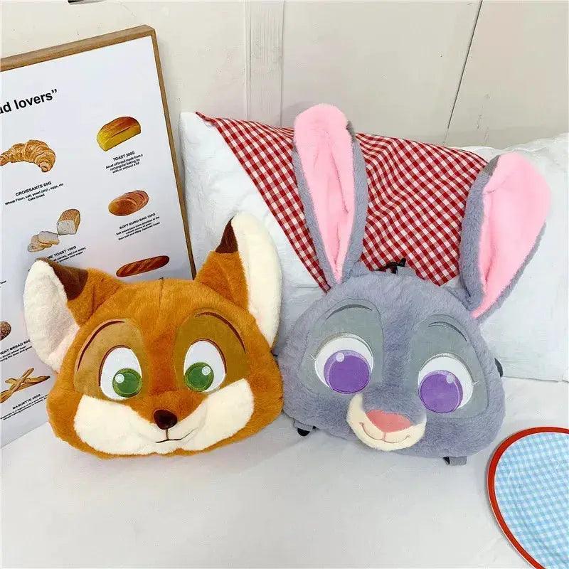  Cute Fox Plush Backpack For Kids With Fluffy Comfort -  ToylandEU™