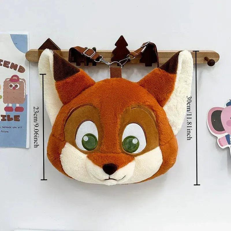  Cute Fox Plush Backpack For Kids With Fluffy Comfort -  ToylandEU™