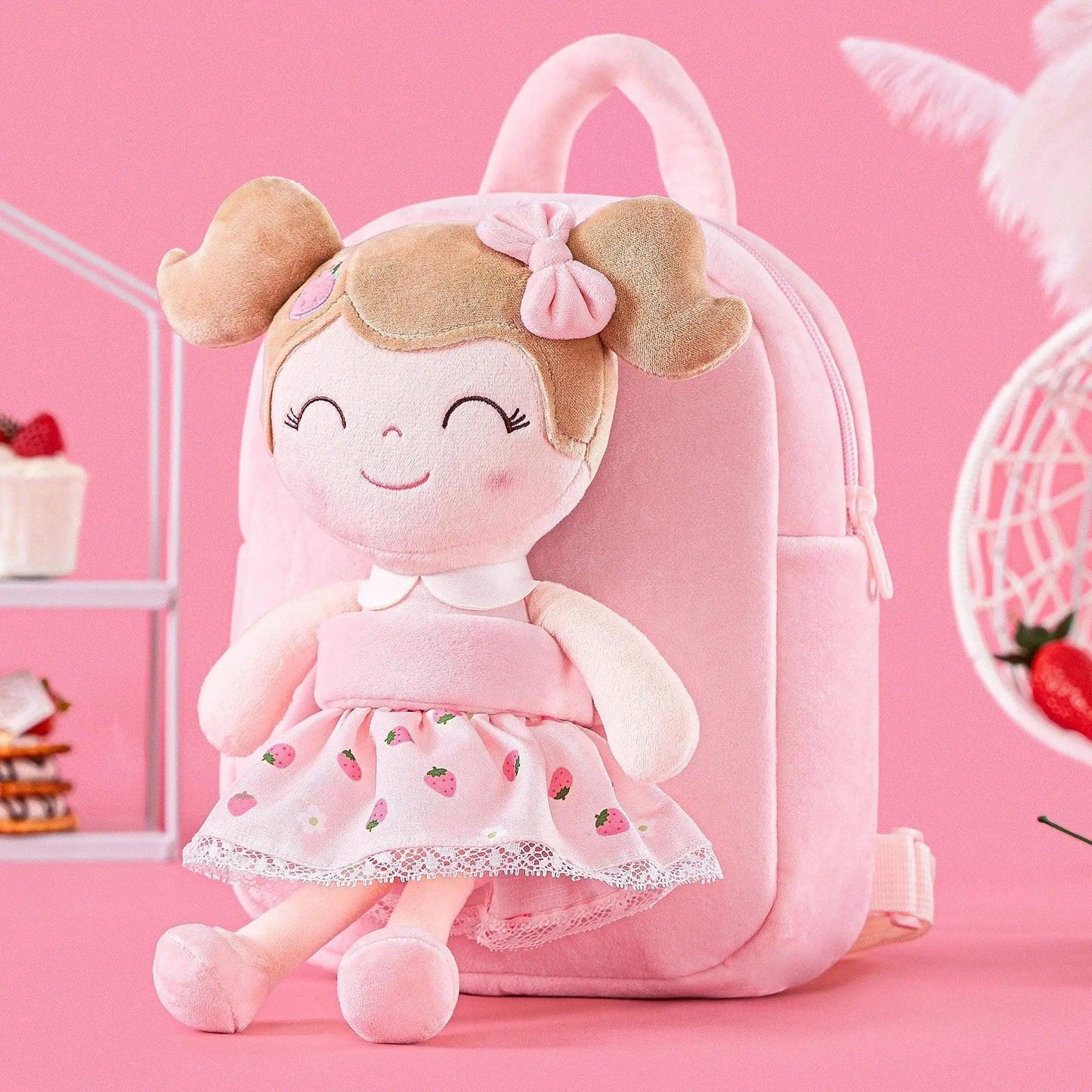  Plush Backpack For Baby Girls Doll Design | Gloveleya -  ToylandEU™