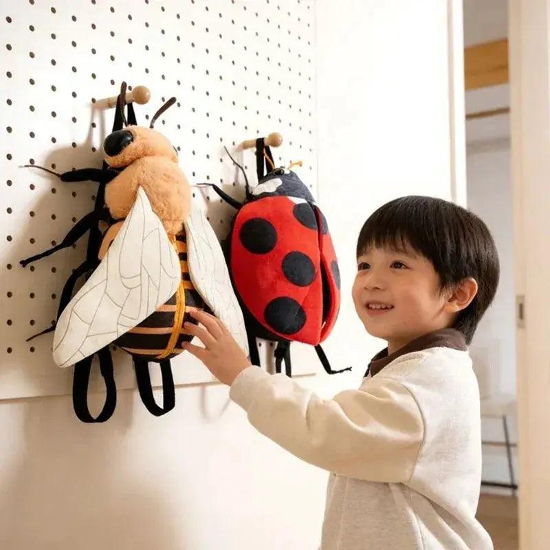  Plush Backpack Insect Toy Ladybug Bee Gift For Kids -  ToylandEU™