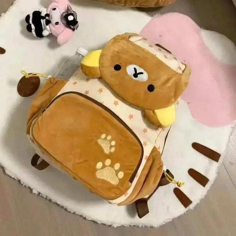  Rilakkuma Plush Backpack Large Capacity Kawaii Bag -  ToylandEU™