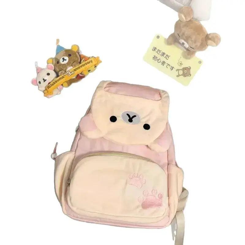 Rilakkuma Plush Backpack Large Capacity Kawaii Bag -  ToylandEU™