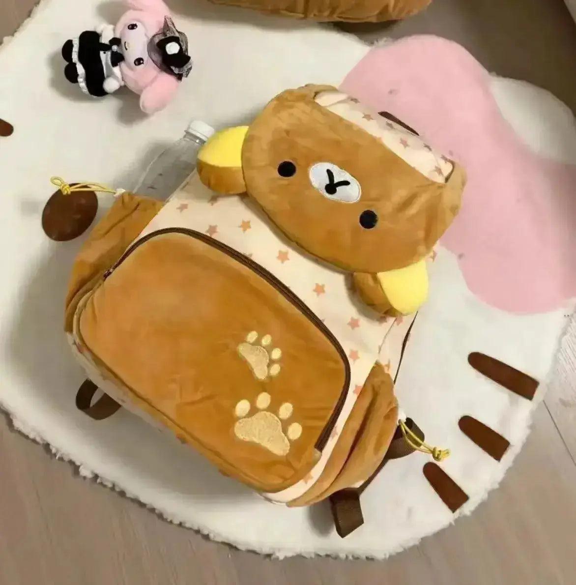  Rilakkuma Plush Backpack Large Capacity Kawaii Bag -  ToylandEU™