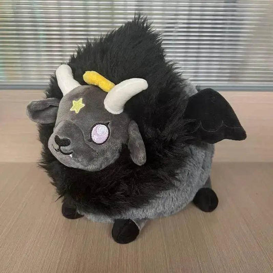  Adorable Kawaii Baphomet Plush Sheep Pillow with Wings for Cozy Decor -  ToylandEU™