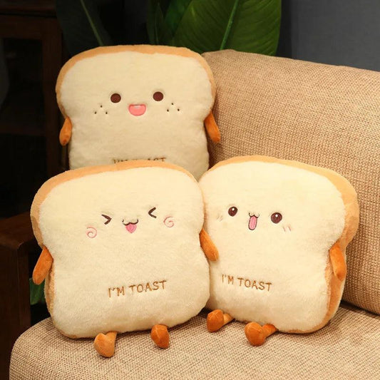  Plush Bread Pillow | PP Cotton Filling | Toylandeu 