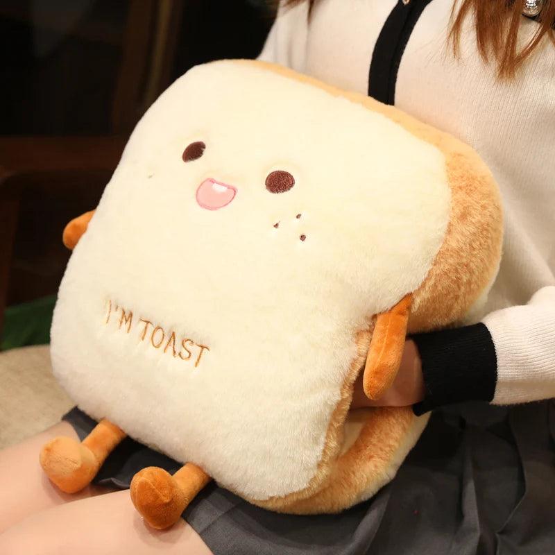  Plush Bread Pillow | PP Cotton Filling | Toylandeu 