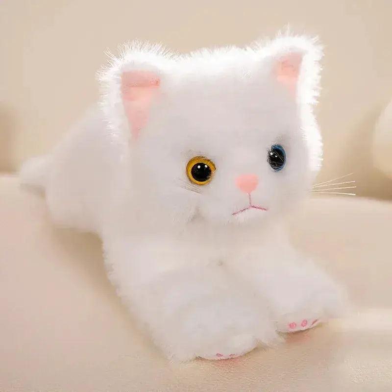 Plush Cat Toy Realistic Soft Five Color Kitten Gift -  ToylandEU™