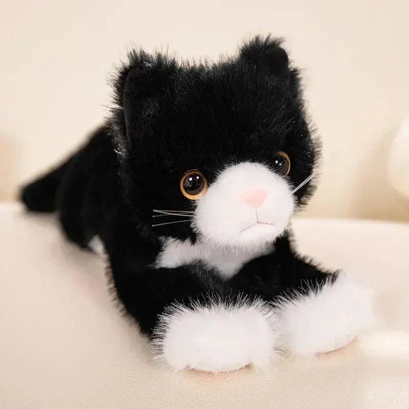  Plush Cat Toy Realistic Soft Five Color Kitten Gift -  ToylandEU™