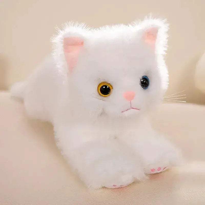  Plush Cat Toy Realistic Soft Five Color Kitten Gift -  ToylandEU™