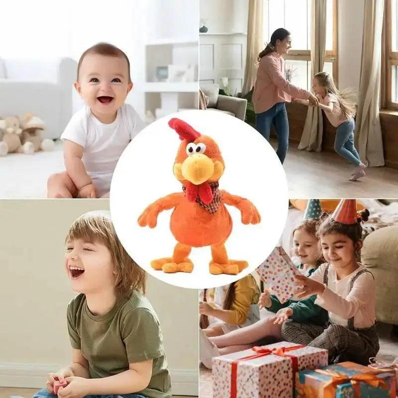  Dancing Plush Chicken Toy - Interactive Talking Soft Toy for Kids -  ToylandEU™