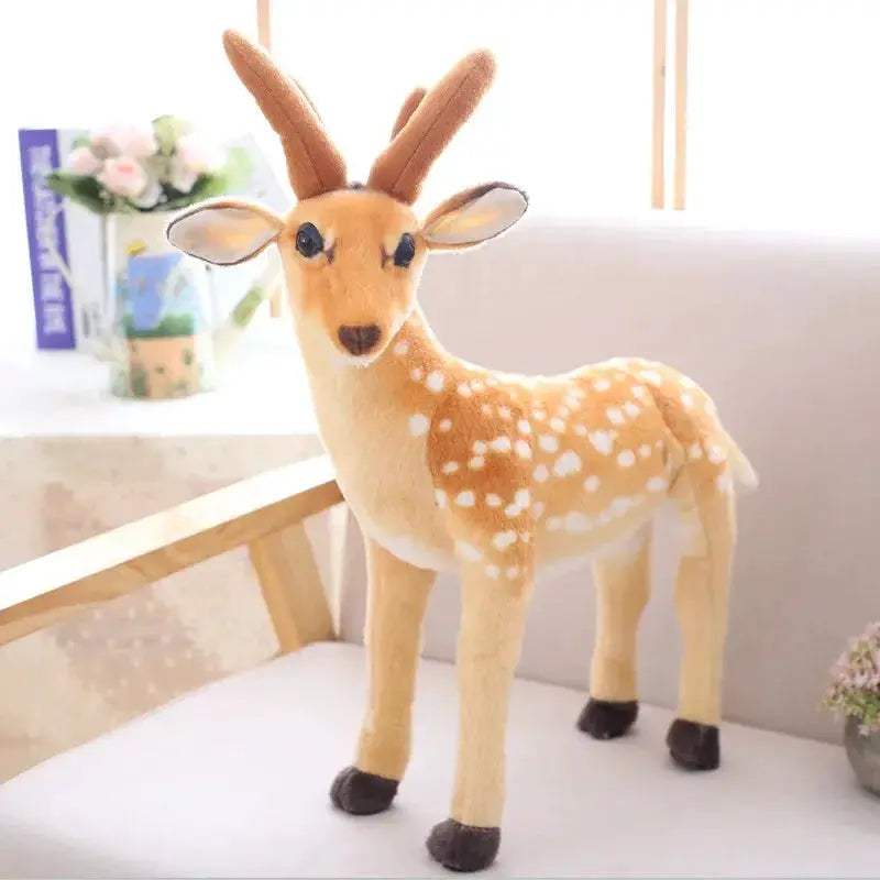 Plush Deer Toy Stuffed Animal for Kids and Home Decor - ToylandEU
