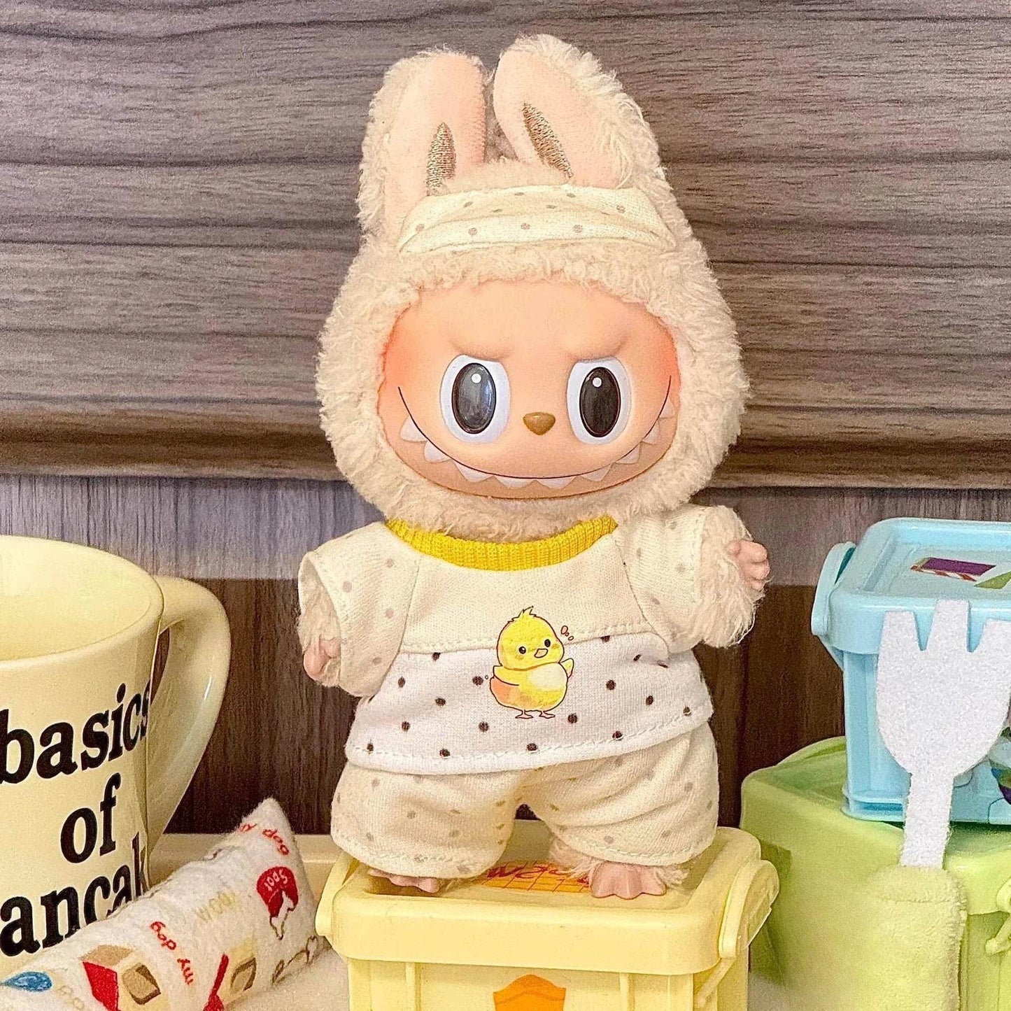 Plush Doll Outfit Animal Theme Overalls For Labubu Dolls - ToylandEU