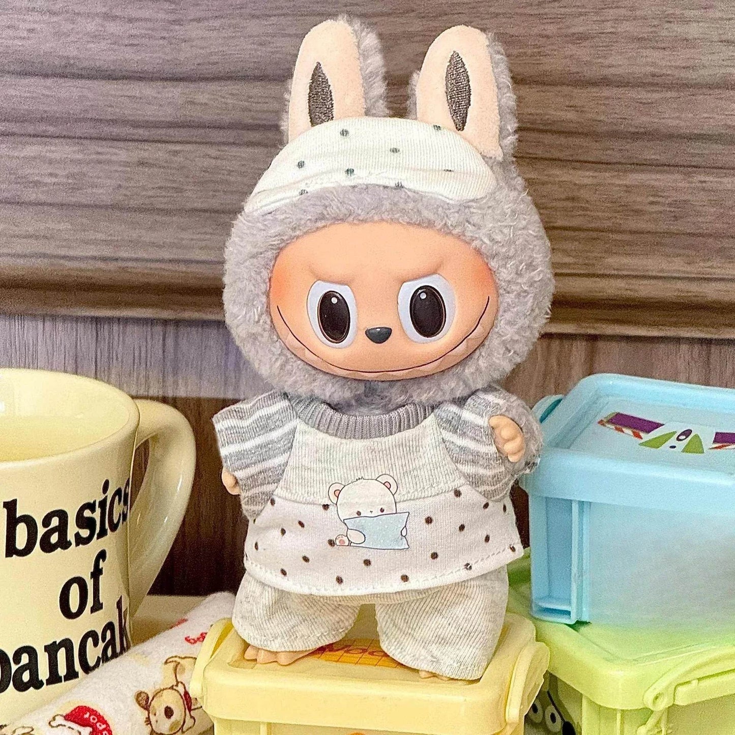 Plush Doll Outfit Animal Theme Overalls For Labubu Dolls - ToylandEU