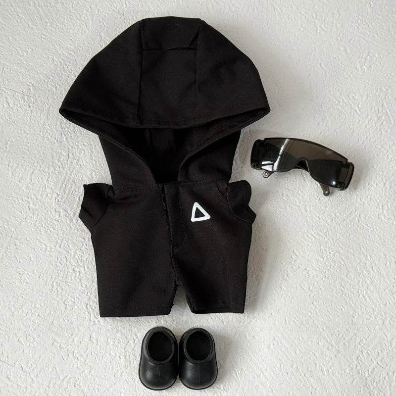 Plush Doll Outfit Squid Jumpsuit Milk Tea Cup Bag Labubu - ToylandEU