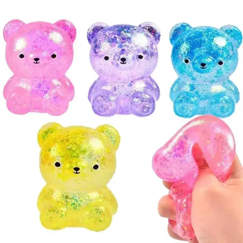  Fidget Toy Bear Anti Stress Plush Squeeze For Anxiety -  ToylandEU™