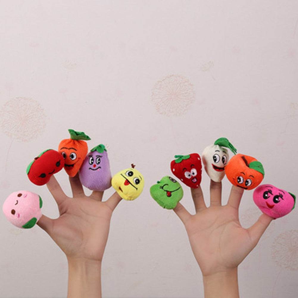 Plush Finger Puppet Animal Collection for Kids' Storytime and Bedtime - ToylandEU