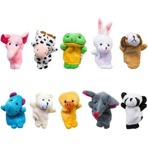 Plush Finger Puppet Animal Collection for Kids' Storytime and Bedtime - ToylandEU